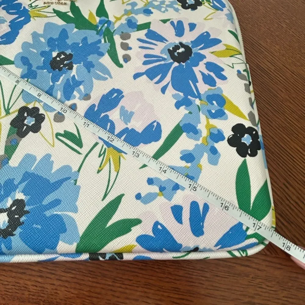 kate spade Blue and Green Floral Laptop Sleeve
